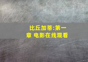 比丘加蒂:第一章 电影在线观看